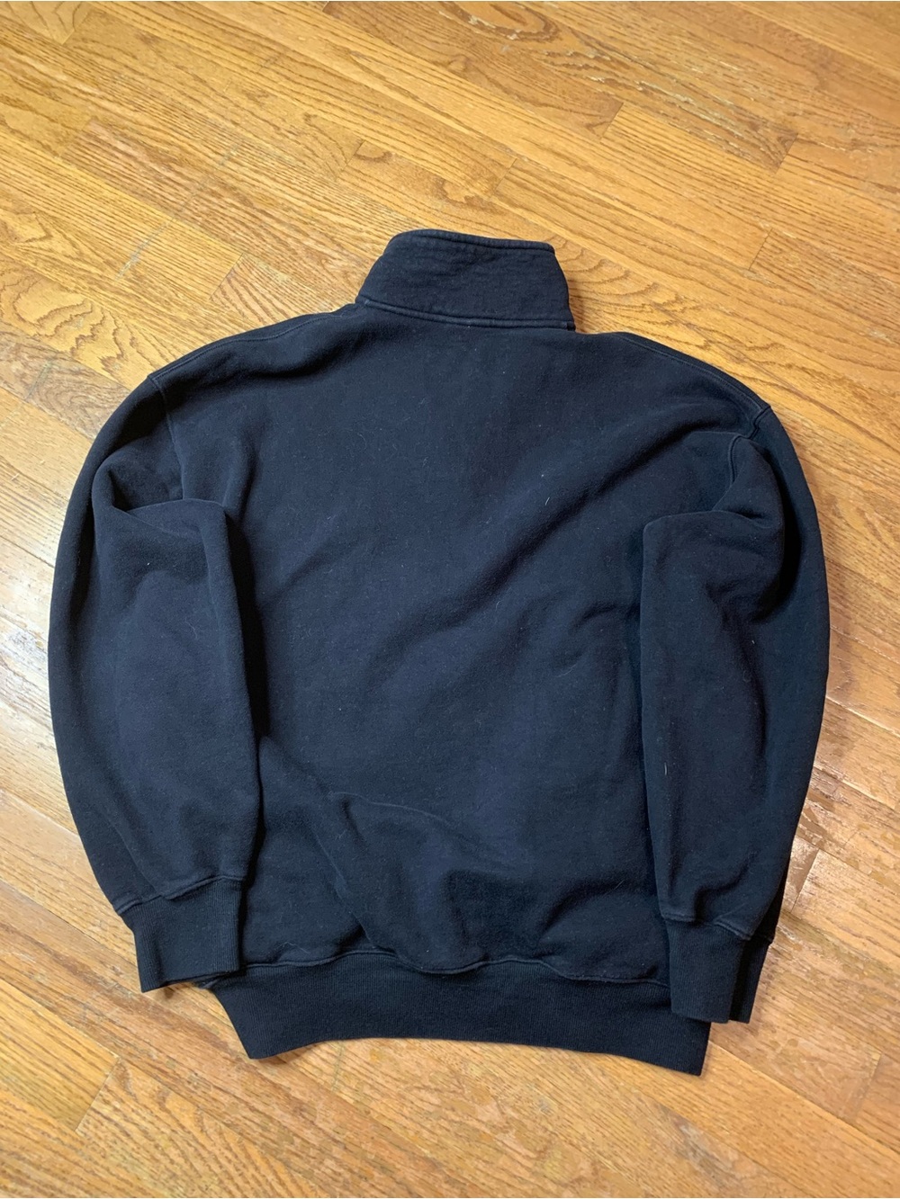 Tna Aritzia CozyAF Black 1/4 Zip Pullover Sweatshirt Size 1 (Small) - Picture 2 of 9